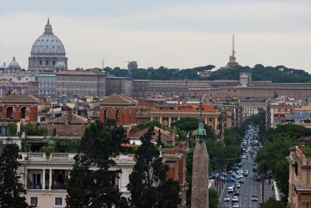 Vatican City seen from the Pincian Hill